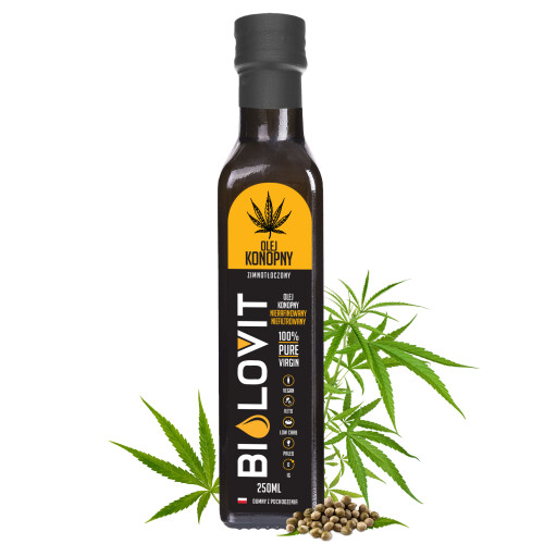 Bilovit - Koldpresset hampolie - 250 ml