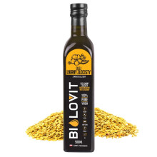 Bilovit Koldpresset gylden hørfrøolie - 500 ml