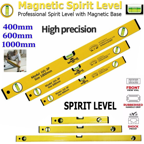 3pcs Spirit Level Set Aluminium DIY Builder Tools 1