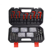 131-Teiliges Gewindeschneidwerkzeug-Set für die Reparatur Von Automotorblöcken (M5, M6, M8, M10, M12)