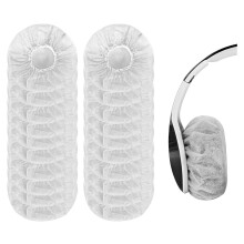 200 Pack Disposable Elastic Headphone Covers for Hygiene and Comfort, Soft Stretch Ear Pad Protectors for Clean Shared U