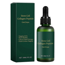 (1pc) Anti-Wrinkle Stem Cell Collagen Peptide Drops - Hydrolyzed Liquid Collagen for Skin Firming & Wrinkle Reduction