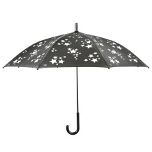 Fekete esernyő csillagokkal 87,5 cm