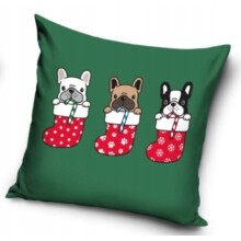 FEDERA 40x40 Cani di Natale tre regali W05P