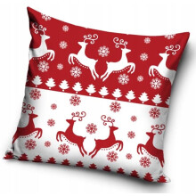 FEDERA PER CUSCINO 40x40 FIOCCHI DI NEVE NATALIZI, idea regalo W05T