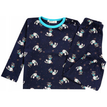 Set pigiama a maniche lunghe in cotone con coniglietto, 2 anni/92 cm J201K