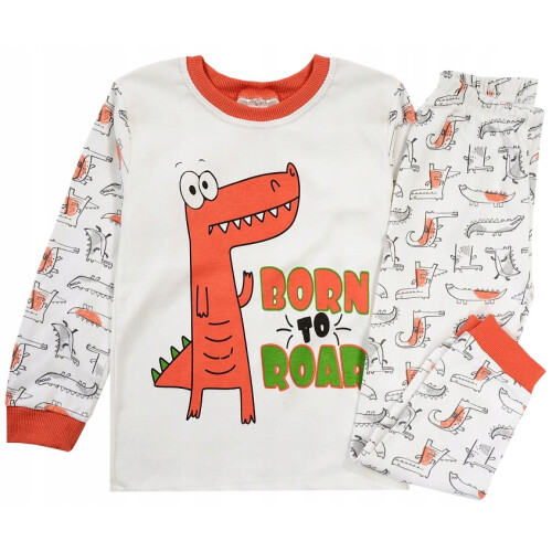 PYJAMA GARÇON en coton CROCODILE rouge 4 J201D