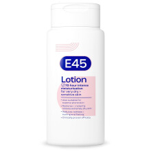 E45 Moisturising Lotion 200 ml, Daily Body Moisturiser for Dry & Sensitive Skin, Long-Lasting Hydration to Soothe, Protect & Restore Softness