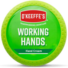 O’Keeffe’s Working Hands Hand Cream, 96g Jar. For extremely dry, cracked hands. Boosts moisture & creates protective layer.