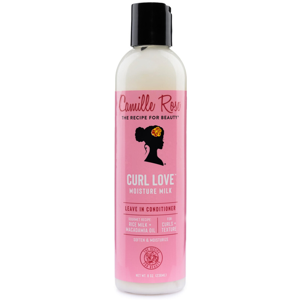 Camille Rose Leave-In Conditioning Cream For Curls & Coils, Macadamia Nut & Vanilla, Nourish & Strengthen, 240 Ml.