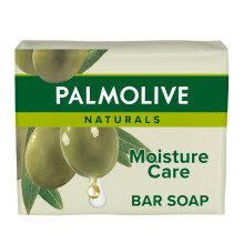 Palmolive Naturals Moisture Care with Olive 4 x 90g Bar Soap - Moisturising Hand Soap - Biodegradable Soap Formula