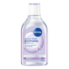 NIVEA Soothing Micellar Water 400ml. Gentle Makeup Remover for Sensitive Skin. With Licorice Extract & Panthenol.