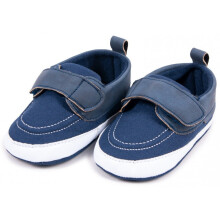 CHAUSSURES POUR BÉBÉ, CHAUSSURES POUR ENFANTS, BLEU MARINE AVEC VELCRO, 9/15 M Y858R