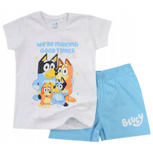 Pigiama da bambina Bluey Family a maniche corte, modello 110 D051U