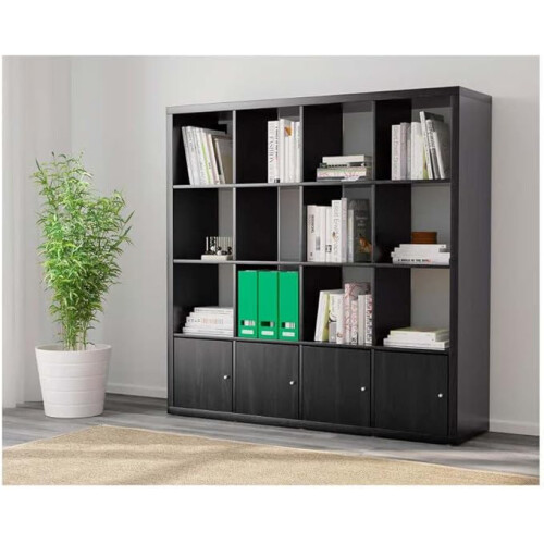 ikea 16-Cube Unit with 4 Door Inserts 147x147cm