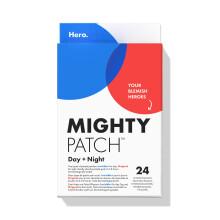 Hero Cosmetics Mighty Patch Day + Night, Hydrocolloid Pimple Patches, Absorb Gunk, 24 Patches.