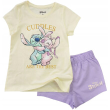Pigiama Stitch Sticz per bambina, maniche corte, pantaloncini 104 D051Ż