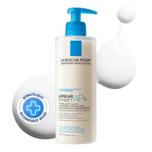 La Roche-Posay Lipikar Syndet AP+ Cream Wash, Niacinamide, Shea Butter, For Very Dry Sensitive Eczema Prone Skin, Fragrance Free, 400ml