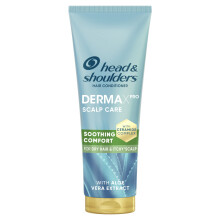 Head & Shoulders DermaXPro Soothing Conditioner 350ml. Aloe Vera & Ceramide. Moisturises & soothes dry, itchy scalp; dandruff protection.