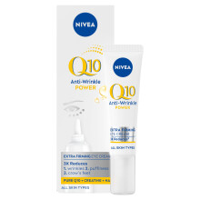 NIVEA Q10 Anti-Wrinkle Power Firming Eye Cream (15ml), reduces fine lines & dark circles.