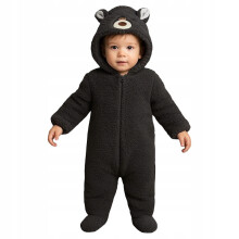 Salopette calda ROMPET con pelliccia TEDDY BEAR grafite 56 (6) H611H