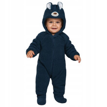 Tuta calda ROMPET con pelliccia ORSETTO blu navy 68 (12) H611i