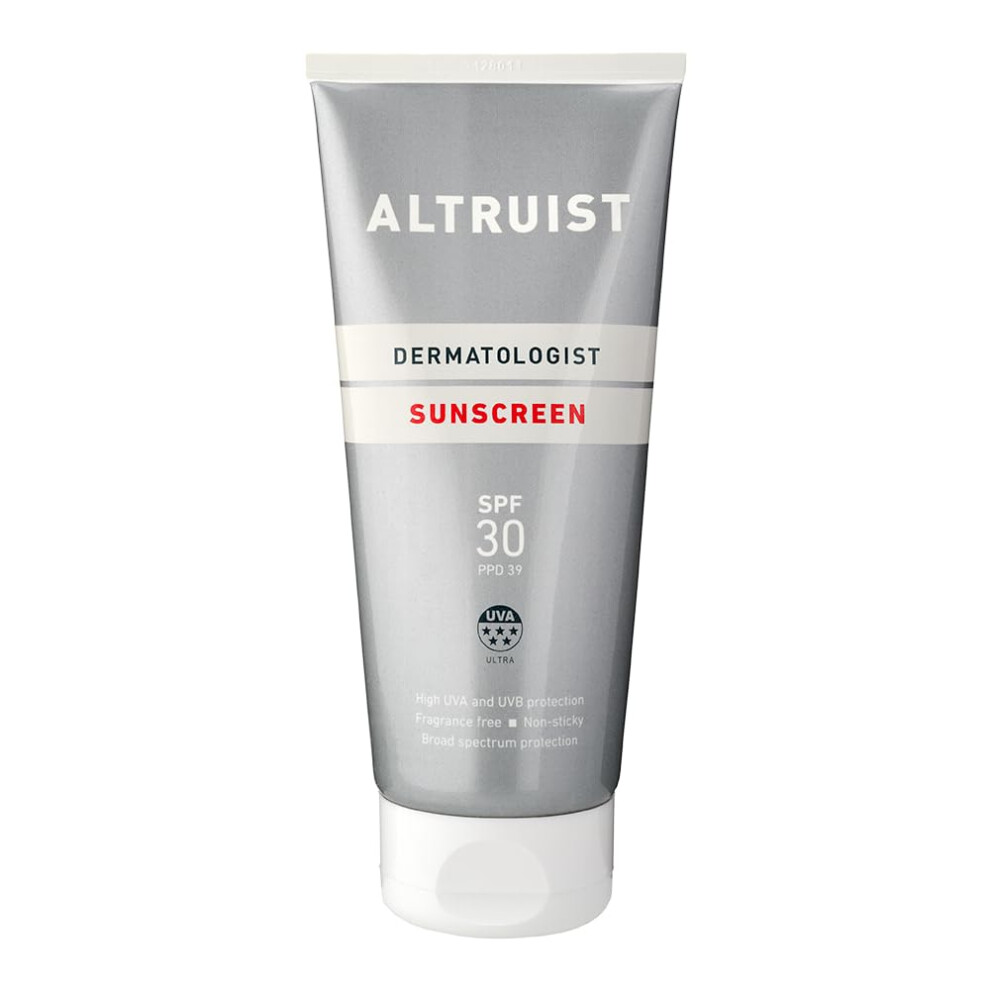 Photos - Sun Skin Care Altruist Dermatologist Sunscreen SPF 30-200ml Fragrance Free, Non-sticky, High UVA/UVB Protection