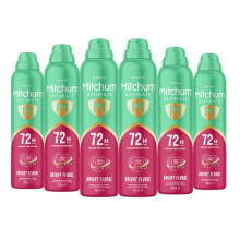 Mitchum Women Ultimate 72H Aerosol Bright Floral 250ml (Pack of 6)