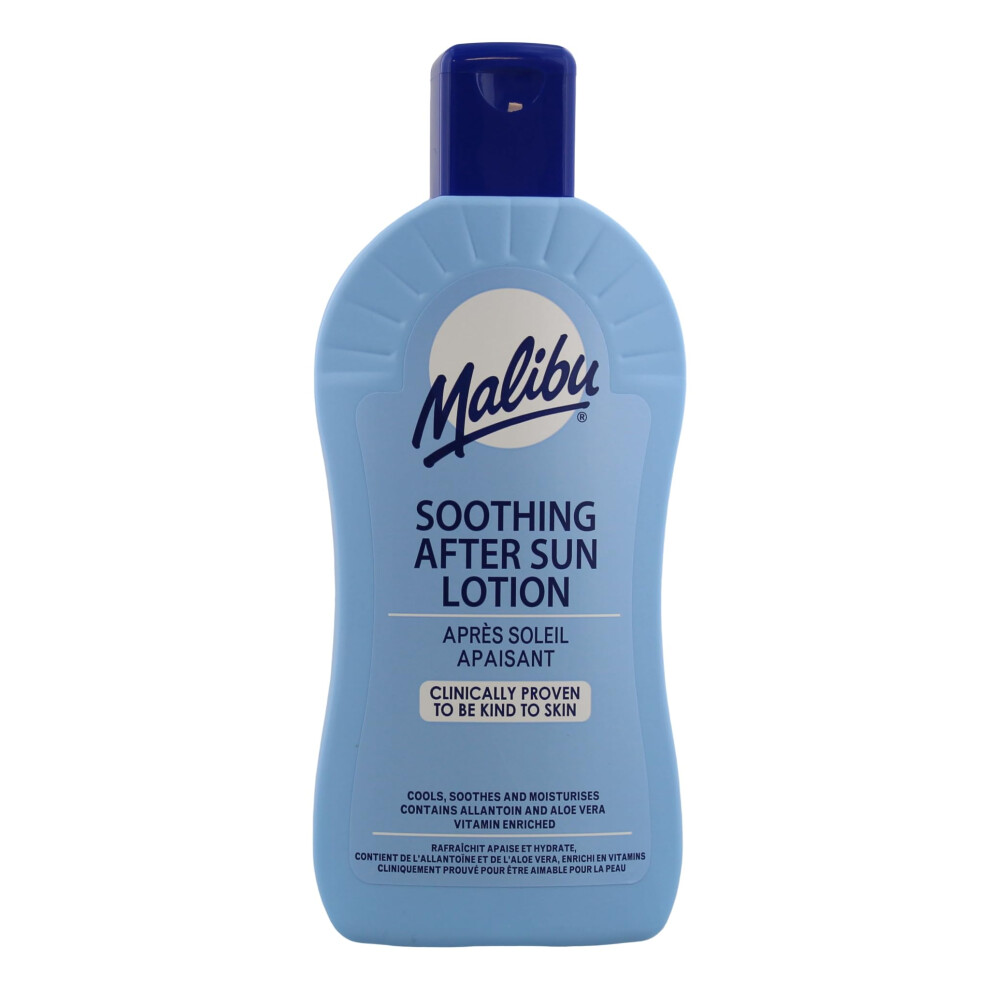 Malibu Sun After Sun Soothing Moisturising Lotion, 400Ml, Cooling & Hydrating With Aloe Vera, Vitamin E & Allantoin.