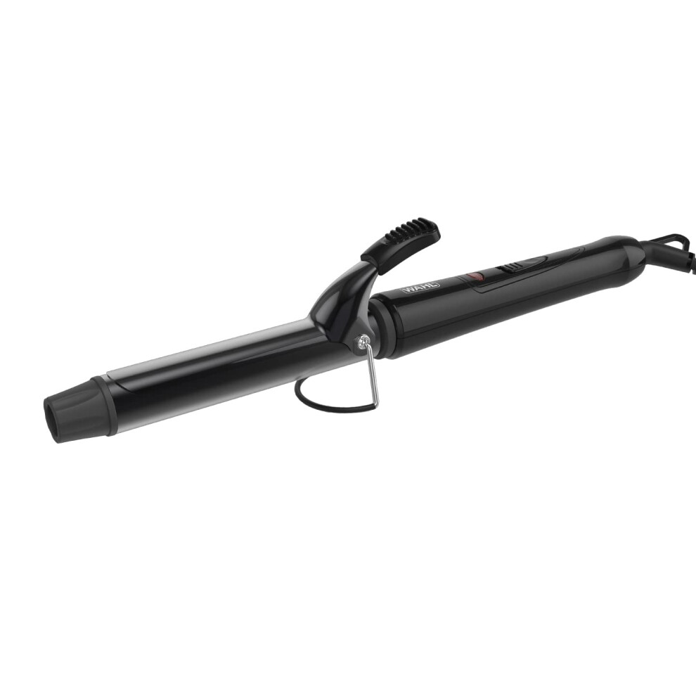 Wahl Curling Tong, 25Mm, Ceramic For Shiny Curls, Quick Heat, Cool Touch Tip, Barrel Clamp, Swivel Cord.