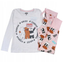Pigiama da bambina Between Us Bears a maniche lunghe rosa 158 D050ś