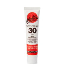 Malibu Sun SPF 30 Face Cream and SPF 30 Lip Balm Duo, High Protection Facial Sunscreen and SPF Lip Balm Set, Water Resistant, Vitamin Enriched, 2 Pack
