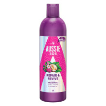 Aussie SOS Repair & Revive Shampoo 500ml, for Dry, Damaged Hair, Leaves Hair Soft, Smooth & Hydrated, Vegan.