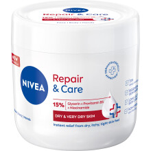 NIVEA Repair & Care Intensive Cream, 400ml, Deeply Hydrating Hand, Face & Body Cream for Dry Skin, 72H Hydration.