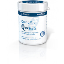 QuinoMit Q10 forte 100 mg – 90 hochdosierte Ubiquinol Coenzym Q10 Kapseln – mse Dr. Enzmann