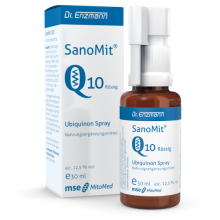 SanoMit Q10 Mundspray 30 ml – Coenzym Q10 Ubiquinon Spray, hohe Bioverfügbarkeit – mse Dr. Enzmann