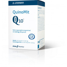 QuinoMit Q10 50 mg – 60 Ubiquinol Coenzym Q10 Kapseln hochbioverfügbar – mse Dr. Enzmann