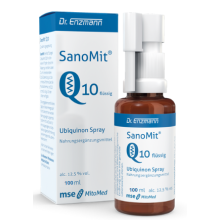 SanoMit Q10 Mundspray 100 ml – Coenzym Q10 Ubiquinon Spray, hohe Bioverfügbarkeit – mse Dr. Enzmann