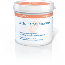 Calcium-Alpha-Ketoglutarat – 120 Kapseln, 412 mg Ca-AKG pro Kapsel, vegan & laborgeprüft – mse Dr. Enzmann