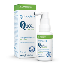 QuinoMit Q10 fluid + Selen 30 ml – Kaneka Ubiquinol Coenzym Q10 Tropfen mit Selen, hohe Bioverfügbarkeit – mse Dr. Enzmann