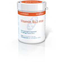 Vitamin B12 mse 500 µg – 120 Kapseln, bioaktive Form, vegan – für Nerven & Energie – Dr. Enzmann