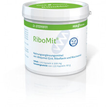 RiboMit 120 Kapseln – mit Coenzym Q10, Vitamin B2 & B3 – für Nervensystem & Energiestoffwechsel – mse Dr. Enzmann