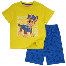 Pigiama da bambino in maglia di cotone con maniche lunghe, PAW PATROL, giallo 122/128 ER01X