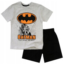 Pigiama da bambino a maniche corte e pantaloncini BATMAN grigio 116 R315T