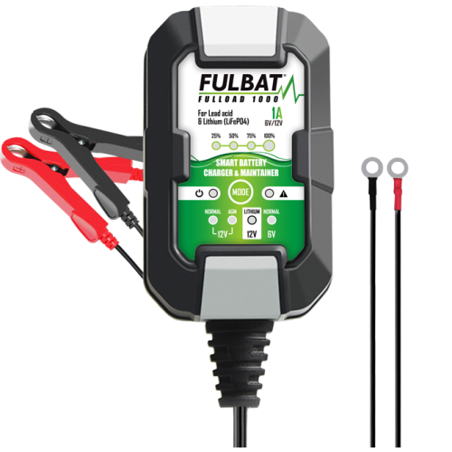 FULBAT FULLOAD 1000 Ladegerät - 6V/12V Ladegerät 1A (NEU)