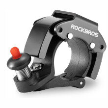 ROCKBROS cykelklokke til cykel, aluminium, stærk, til styr, 100 dB, sort