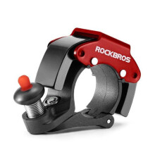 ROCKBROS cykelklokke til cykel, aluminium, stærk, til styr, 100 dB, rød