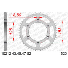 AFAM Stahl-Kettenrad hinten für 520er Kette, Artikelnummer 10212-48