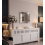 3D Silver Bevelled Edge Plastic Mirror Square 39Cm 1