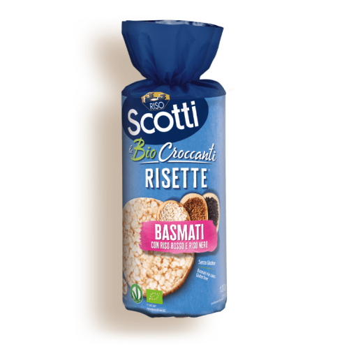 Glutenfri risvafler Bio Risette Basmatti 120g - Scotti
